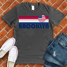 Load image into Gallery viewer, Brooklyn American Flag Rainbow Tee