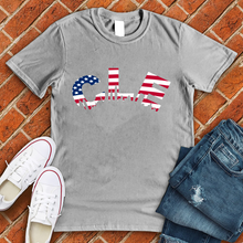 Load image into Gallery viewer, CLE American Flag Tee