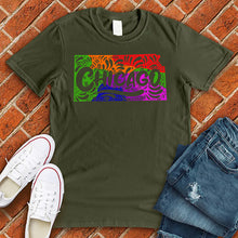 Load image into Gallery viewer, Colorful Chicago T-shirt