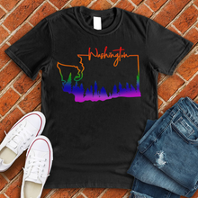 Load image into Gallery viewer, Colorful Washington Tee