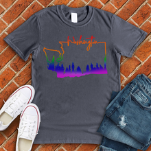 Load image into Gallery viewer, Colorful Washington Tee