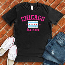 Load image into Gallery viewer, Chicago Flag Tee