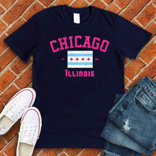 Load image into Gallery viewer, Chicago Flag Tee