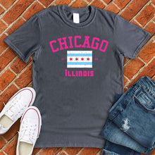 Load image into Gallery viewer, Chicago Flag Tee