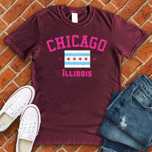 Load image into Gallery viewer, Chicago Flag Tee