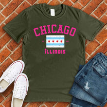 Load image into Gallery viewer, Chicago Flag Tee