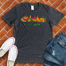 Load image into Gallery viewer, Neon Baltimore Skyline Tee