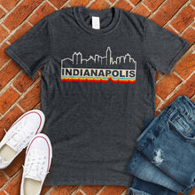 Load image into Gallery viewer, Retro Indianapolis Skyline Tee