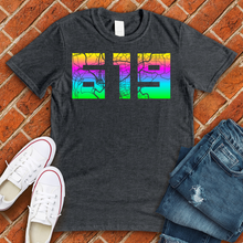 Load image into Gallery viewer, 619 Map Neon Tee