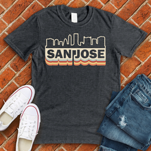 Load image into Gallery viewer, Retro San Jose Skyline Tee