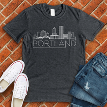 Load image into Gallery viewer, Portland Skyline Tee