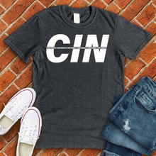 Load image into Gallery viewer, CIN Stripe Alternate Tee