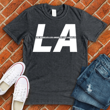 Load image into Gallery viewer, LA Stripe Alternate Tee