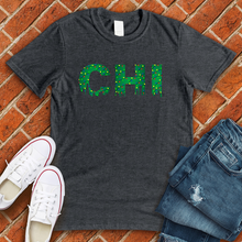 Load image into Gallery viewer, CHI Skyline Xmas Lights Tee