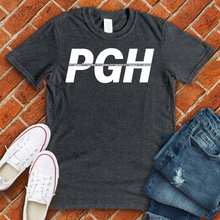 Load image into Gallery viewer, PGH Stripe Alternate Tee