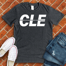 Load image into Gallery viewer, CLE Stripe Alternate Tee