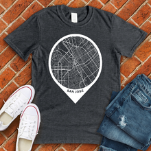 Load image into Gallery viewer, San Jose Map Tee