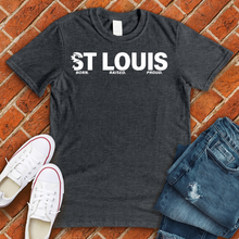 Load image into Gallery viewer, St Louis Born Raised Proud Alternate Tee