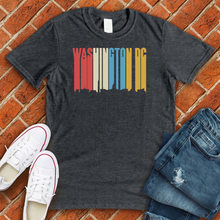 Load image into Gallery viewer, Washington DC Retro Drip Tee