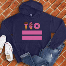 Load image into Gallery viewer, Washington DC Ice Cream Donut Flag Hoodie