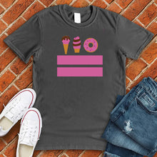 Load image into Gallery viewer, Washington DC Ice Cream Donut Flag Tee