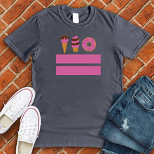 Load image into Gallery viewer, Washington DC Ice Cream Donut Flag Tee