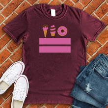Load image into Gallery viewer, Washington DC Ice Cream Donut Flag Tee