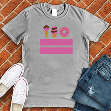 Load image into Gallery viewer, Washington DC Ice Cream Donut Flag Tee
