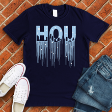 Load image into Gallery viewer, HOU Snow Drip Tee
