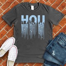 Load image into Gallery viewer, HOU Snow Drip Tee