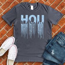 Load image into Gallery viewer, HOU Snow Drip Tee