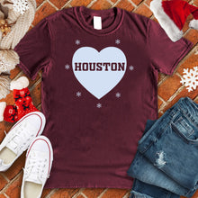 Load image into Gallery viewer, Houston Snowflake Heart Tee