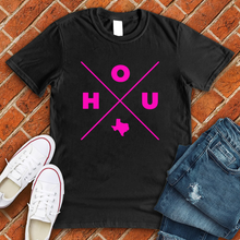 Load image into Gallery viewer, Neon HOU Texas X Tee
