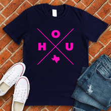 Load image into Gallery viewer, Neon HOU Texas X Tee
