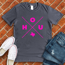 Load image into Gallery viewer, Neon HOU Texas X Tee
