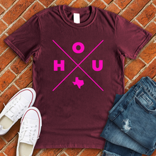 Load image into Gallery viewer, Neon HOU Texas X Tee