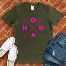 Load image into Gallery viewer, Neon HOU Texas X Tee