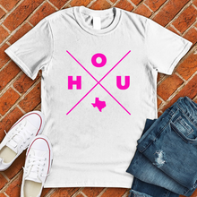 Load image into Gallery viewer, Neon HOU Texas X Tee