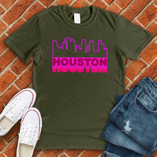 Load image into Gallery viewer, Neon Retro Houston Tee