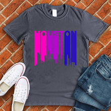 Load image into Gallery viewer, Neon Retro City Houston Tee