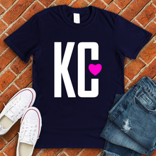 Load image into Gallery viewer, KC Neon Heart Tee