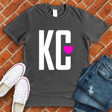 Load image into Gallery viewer, KC Neon Heart Tee