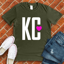 Load image into Gallery viewer, KC Neon Heart Tee