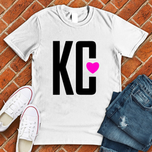 Load image into Gallery viewer, KC Neon Heart Tee
