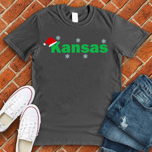 Load image into Gallery viewer, Kansas City Santa Hat Tee