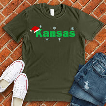 Load image into Gallery viewer, Kansas City Santa Hat Tee