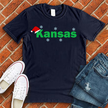 Load image into Gallery viewer, Kansas City Santa Hat Tee