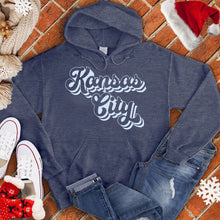 Load image into Gallery viewer, Kansas City Vintage Snow Hoodie