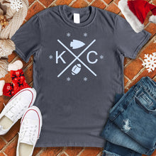 Load image into Gallery viewer, Kansas City Football Snowflake Tee
