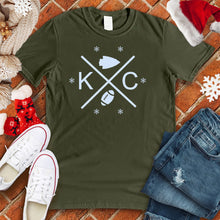 Load image into Gallery viewer, Kansas City Football Snowflake Tee
